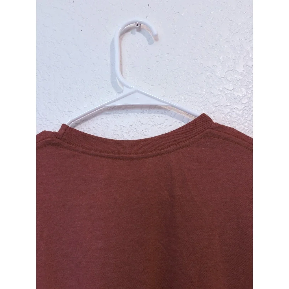 Levi's Men's American flag lightweight t-shirt Size L heather red 4th of July!